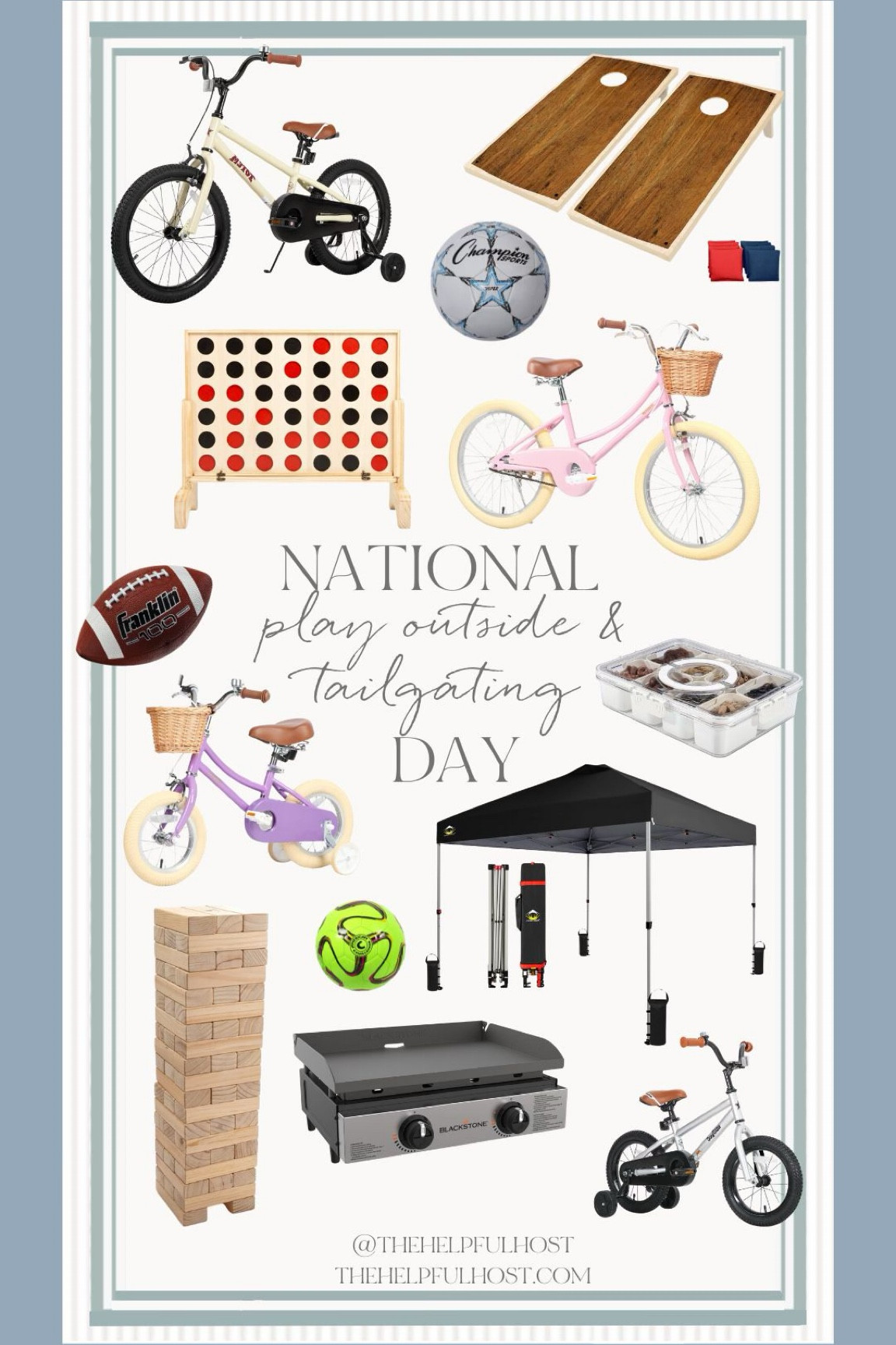 This Saturday is not only National Play Outside Day it’s National Tailgate Day! I’ve grabbed a few of my favorite things for outside and tailgates for you to shop! Now get outside! 

#LTKSeasonal #LTKFamily #LTKActive