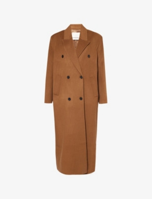 Gaia double-breasted wool-blend coat | Selfridges