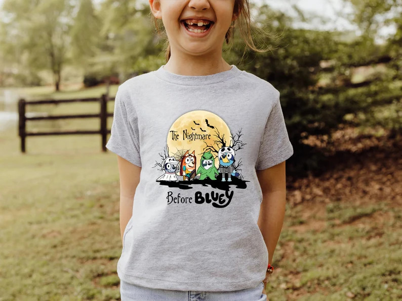 Bluey the Nightmare Before Halloween Shirtbluey Halloween - Etsy | Etsy (US)