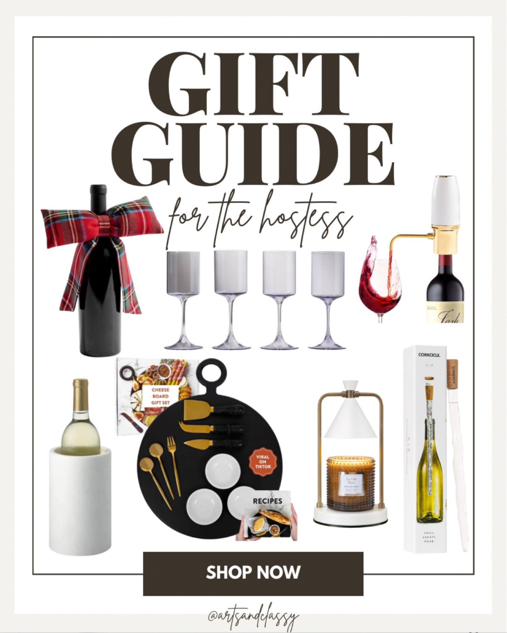 Gift guide for the hostess. Say thank you with these unique finds for every budget. These are also great gift ideas for the wine lover!

#LTKHome #LTKGiftGuide