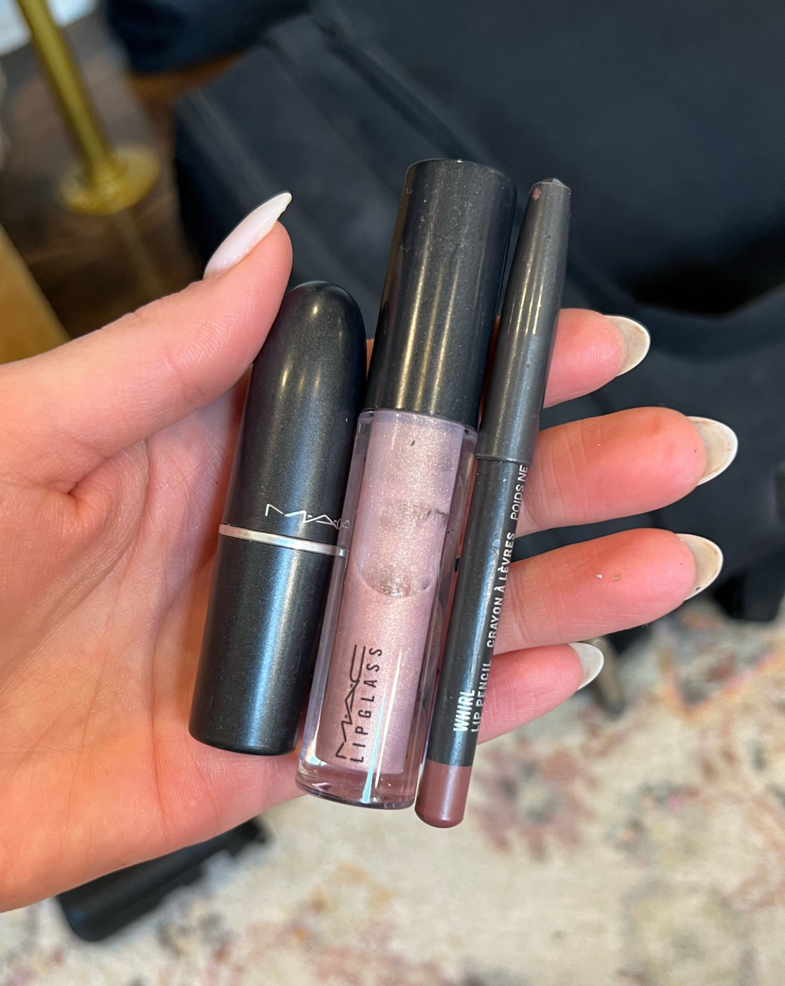 My most loved lip combo of 2022. Whirl liner Mac, myth lipstick Mac, & oyster gloss Mac 

#LTKbeauty #LTKGiftGuide #LTKunder50