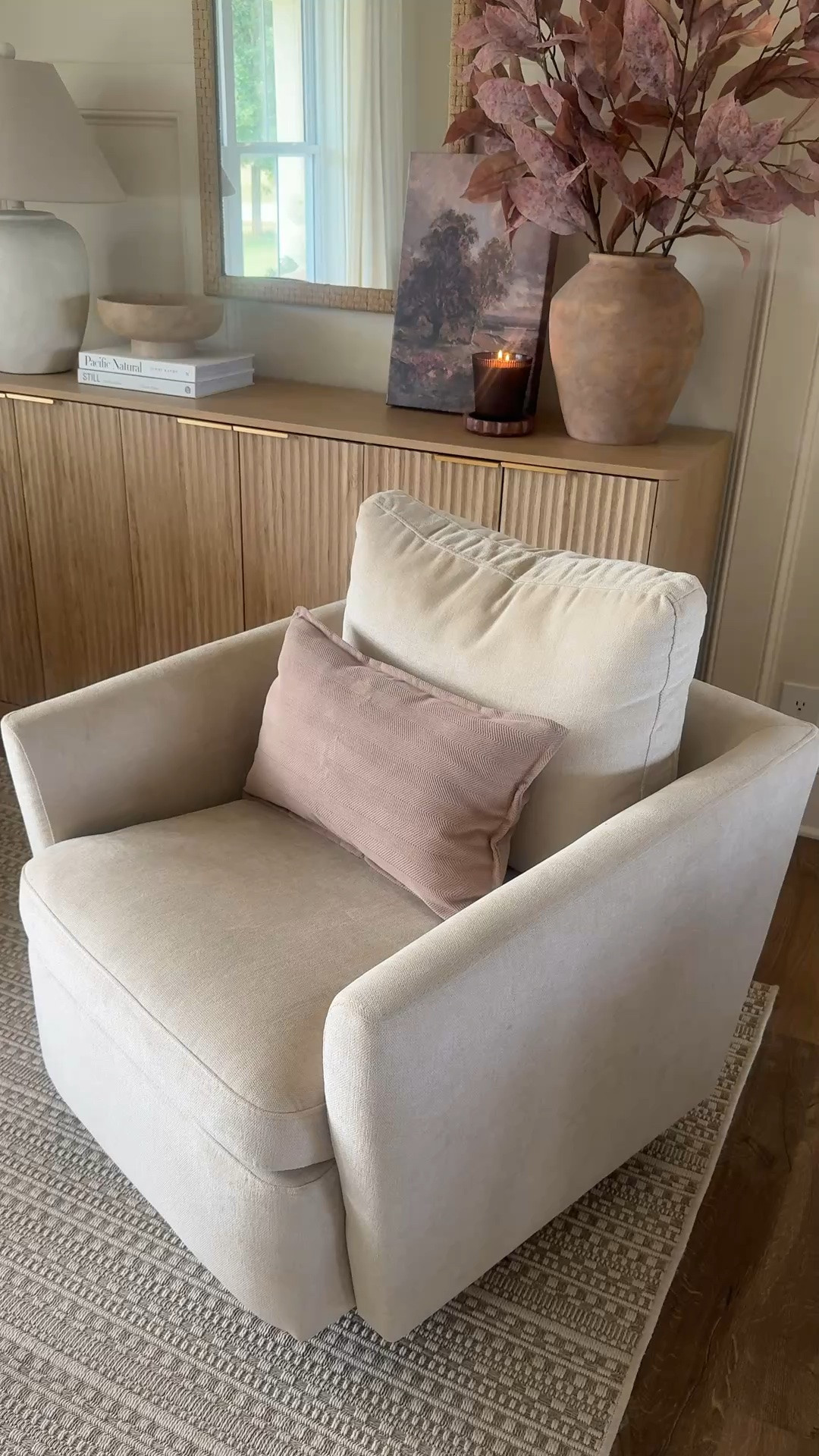 #ad The coziest corner with so many great @Wayfair  finds! #wayfair #wayfairpartner

Table lamp, table decor , vase, large vase, fall florals, fall decor, artwork, fall art, landscape art, area rug, sideboard, neutral rug

#LTKHome #LTKSaleAlert #LTKSeasonal