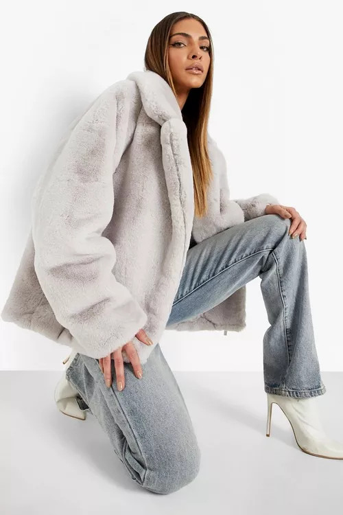 Luxe Faux Fur Coat | Boohoo.com (US & CA)