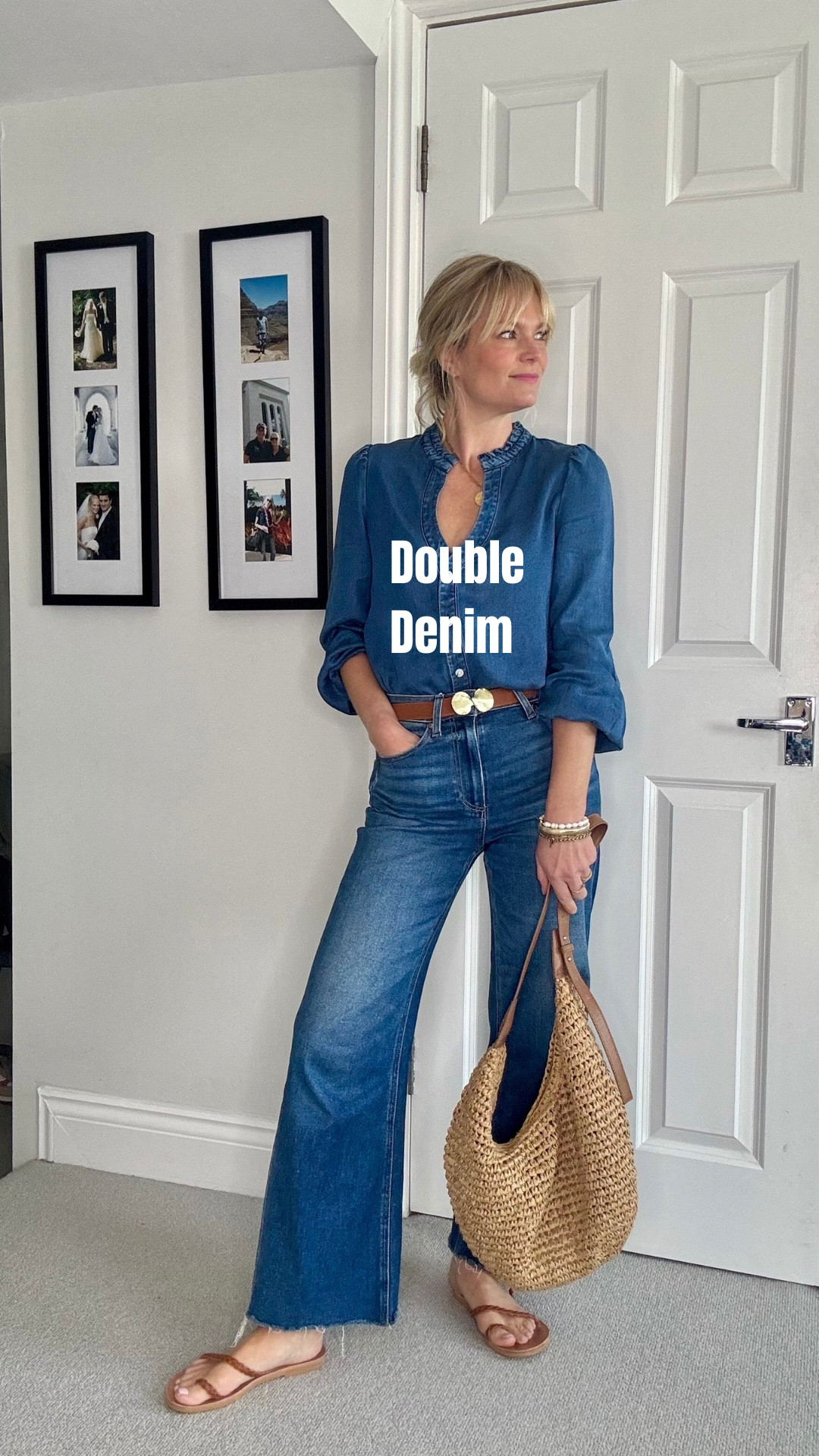 Double denim… 👖

… are you a 👍or 👎 I have to admit it’s always been a no from me until I tried on this little blouse so here are a few ways to style including lots of options if DD isn’t your thing!! 

Head to stories for links/try ons

Blouse @wardrobe44_shop AD quote CLAIRE15 for 15% off site wide 

Sandals @bypollyannaclothing 
Bags @ameliaroseaccessories 
Jewellery @clea_silk 
Belts @lovepinkrose 

Jeans are a mix of 
@marksandspencer current and linked on my LTK
 @paige Annessa 
@mintvelvet old
@hm old but alternatives linked on my Ltk 
Khaki trs old @zara
Shorts  old
blazer old but alternatives linked on LTK 



#doubledenim 

#LTKuk #LTKspring #LTKeurope