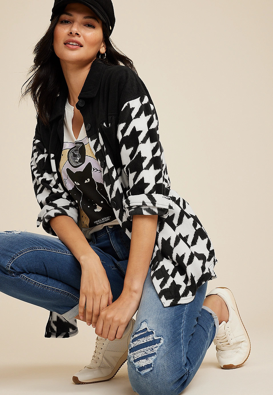 Wilder Fleece Shacket | Maurices