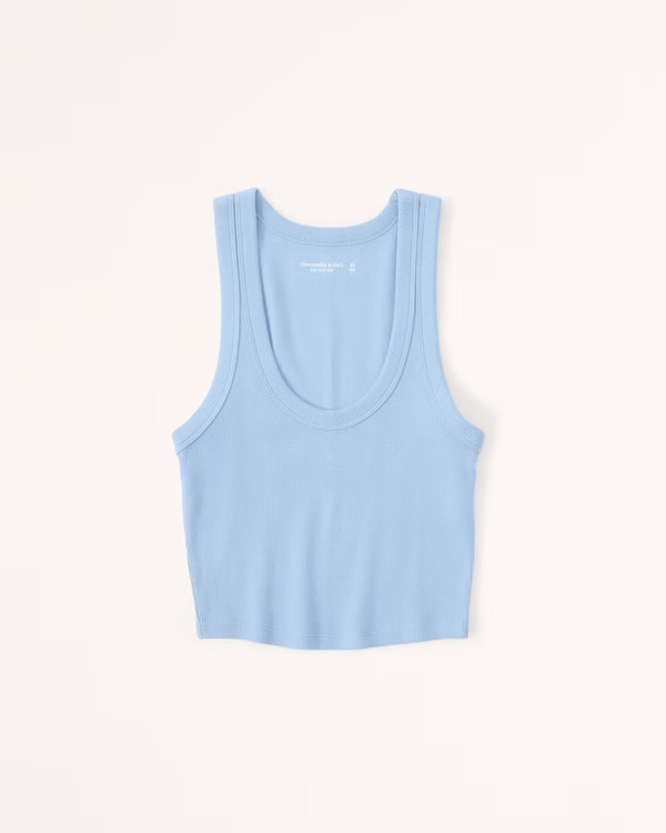 Women's Essential Scoopneck Tank | Women's Tops | Abercrombie.com | Abercrombie & Fitch (US)