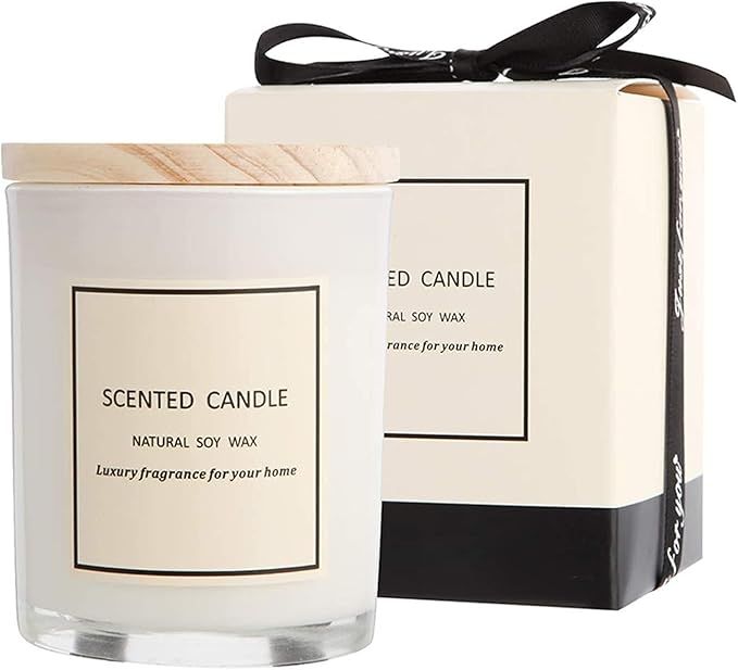 Gifts for Women&Men - Gifts Under 10 Dollars, Candles for Home Scented, 100% Pure Natural Soybean... | Amazon (US)