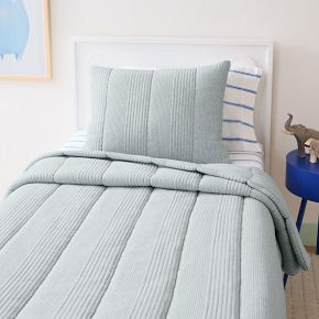 Jersey Linear Cloud Comforter & Shams | West Elm (US)