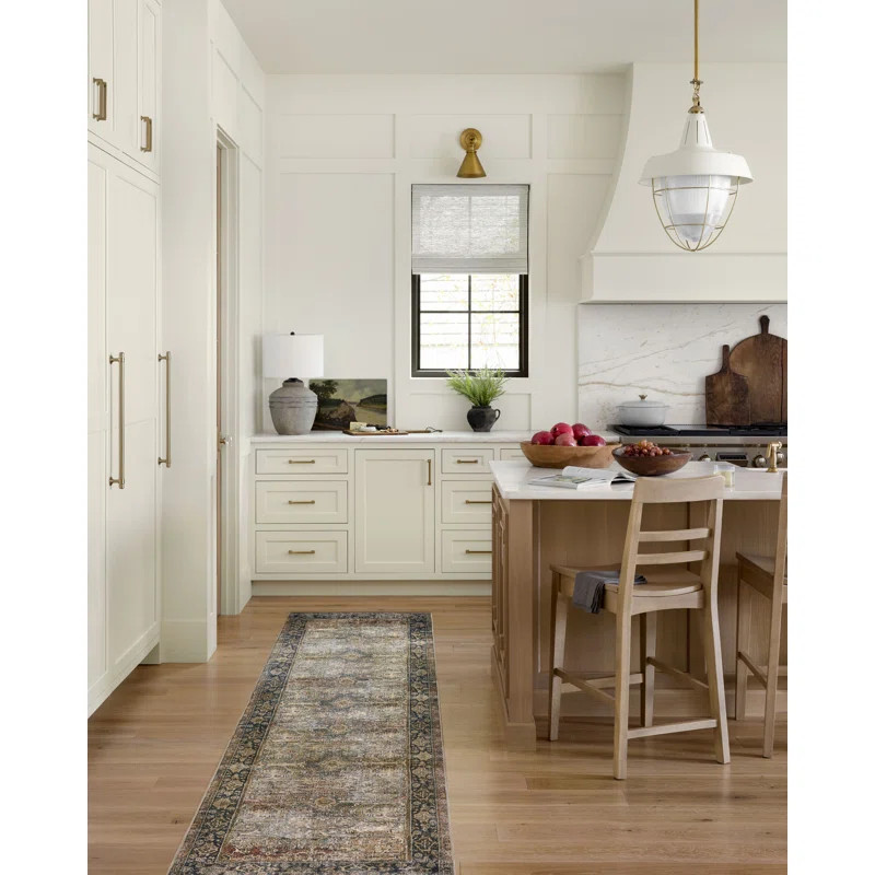 Giacinto Oriental Area Rug in Olive/Charcoal | Wayfair North America