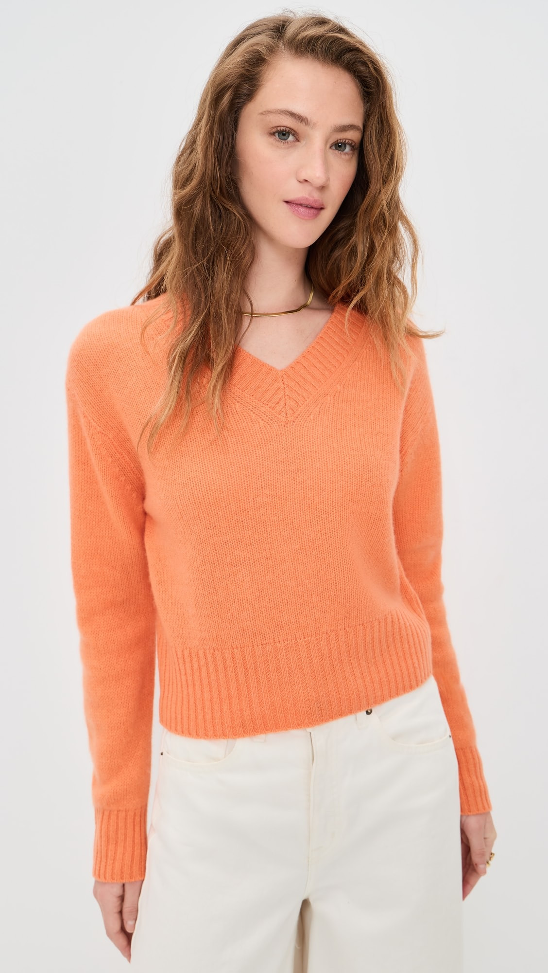 Featherweight Cashmere V Neck Pullover | Shopbop