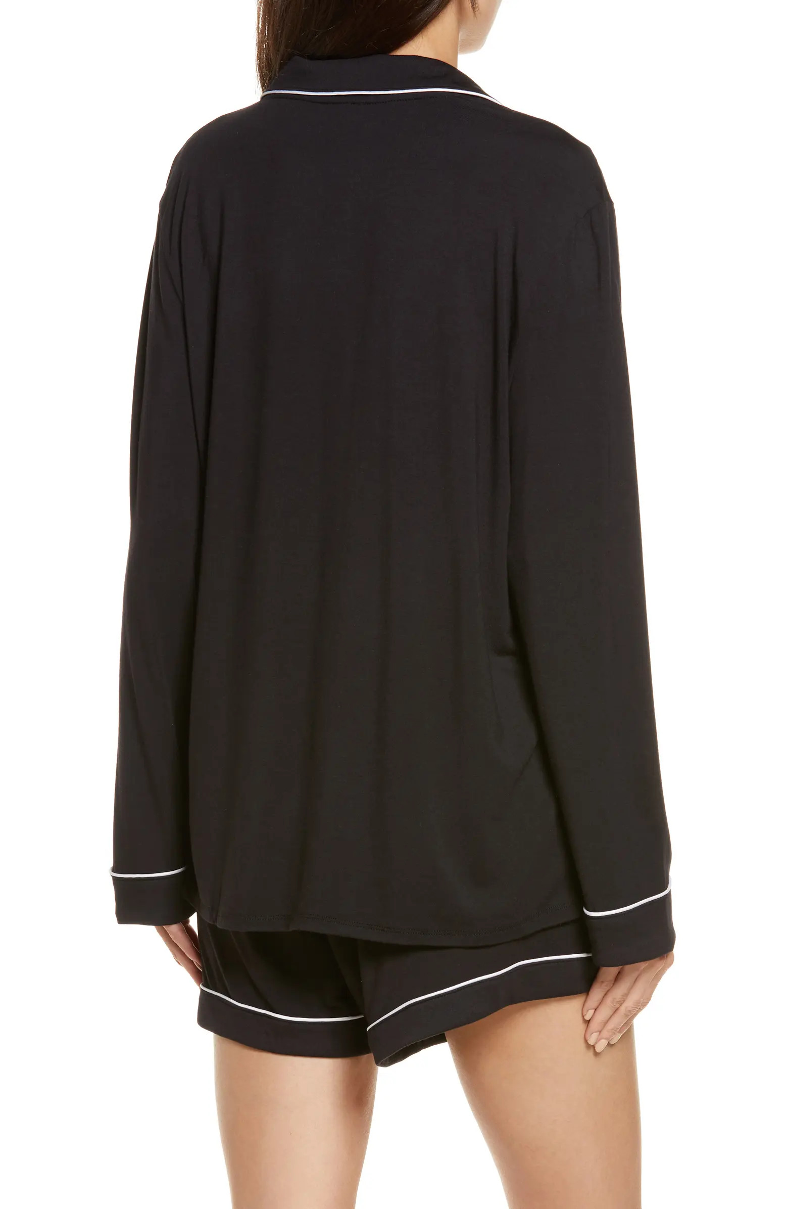 Moonlight Eco Long Sleeve Stretch Modal Short Pajamas | Nordstrom