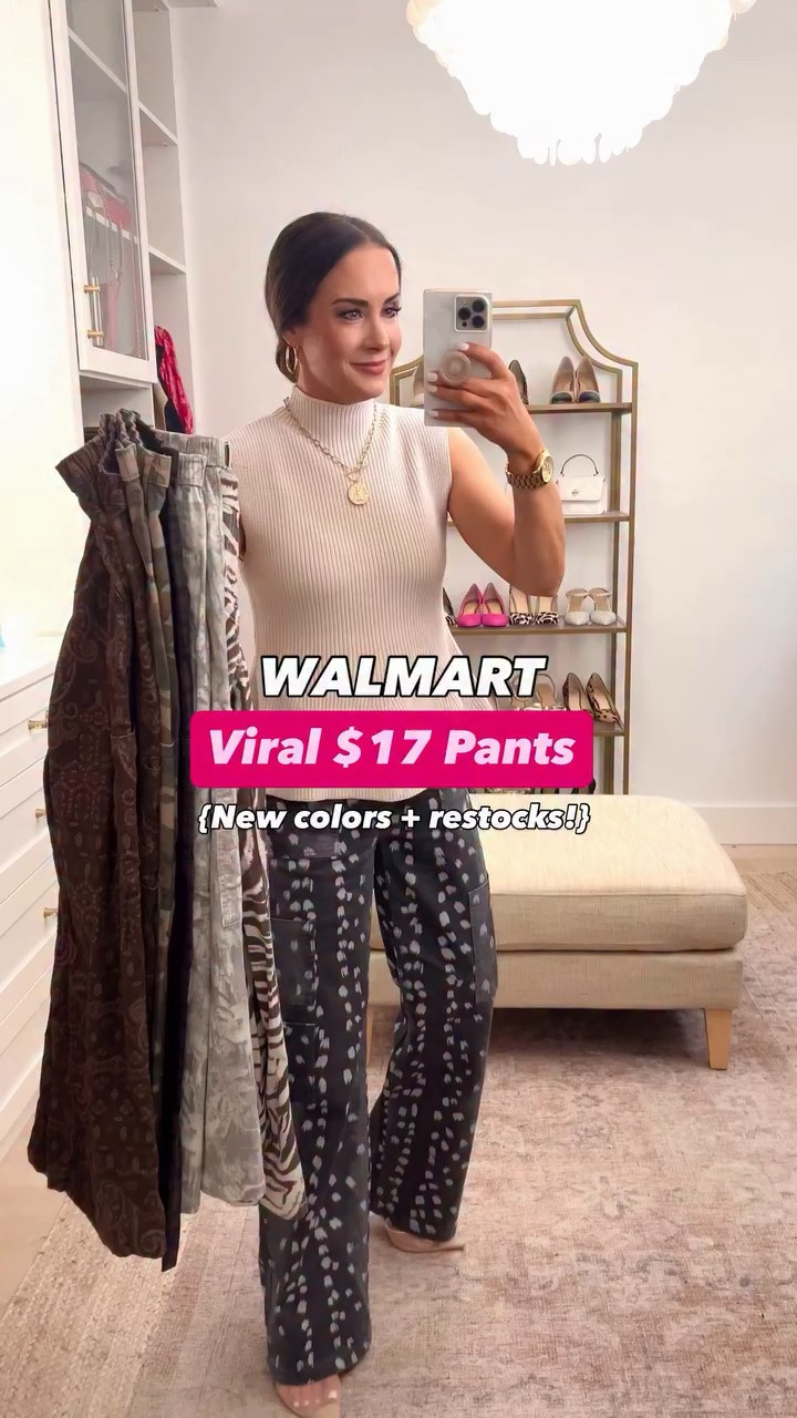 Hooray! Our fave under $17 @walmart pants just launched in new prints + lots of prints restocked! Comment OUTFIT LINKS to shop it all! 🛍️ Sizes are going quickly so don’t wait to check out! 🌟 Tag a friend that can’t miss out on these new prints + viral colors that just restocked! 

#walmart #walmartfashion #walmartstyle https://liketk.it/6mTxm