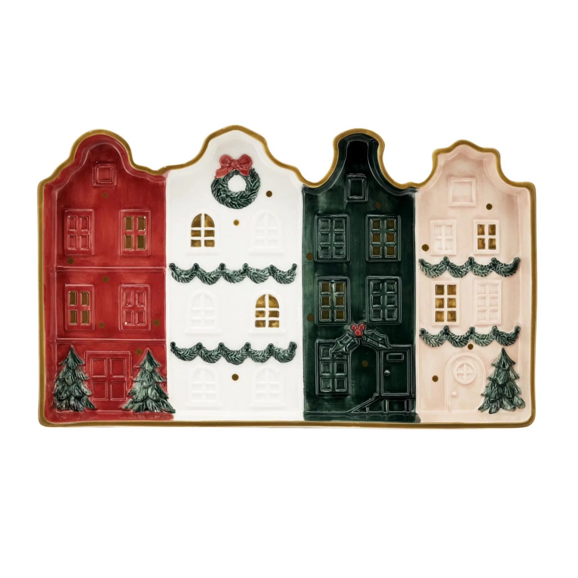 St. Nicholas Square® Holiday Homes Ceramic Serving Platter | Kohl's