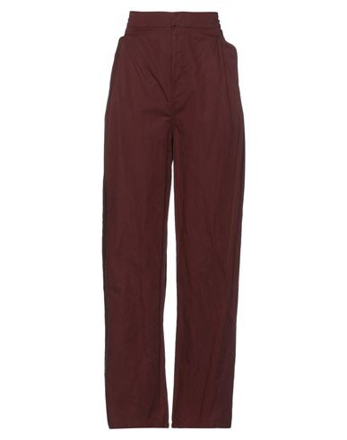 Humanoid Woman Pants Brown Size S Cotton, Stainless Steel | YOOX (US)