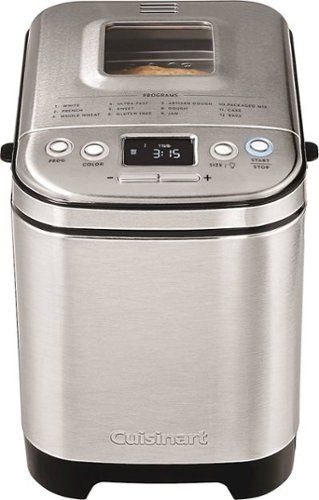 Cuisinart - Compact Automatic Bread Maker - Stainless Steel | Best Buy U.S.