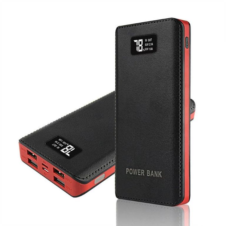 USA 900000mah Portable Power Bank LCD LED 4 USB Battery Charger For Mobile Phone | Walmart (US)