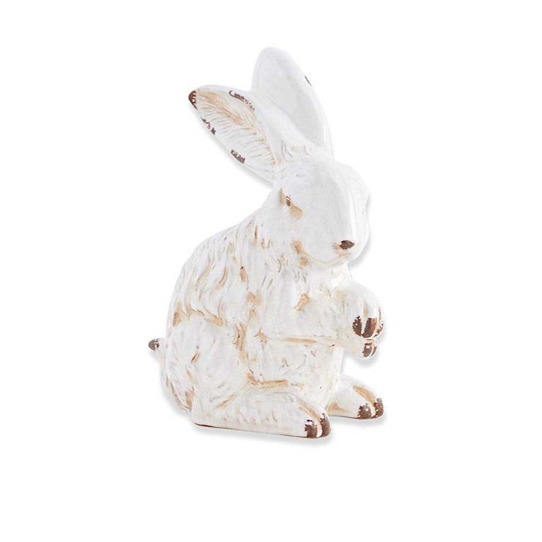 11.5 Inch Vintage White Ceramic Sitting Bunny for Spring and Easter13790B | Walmart (US)