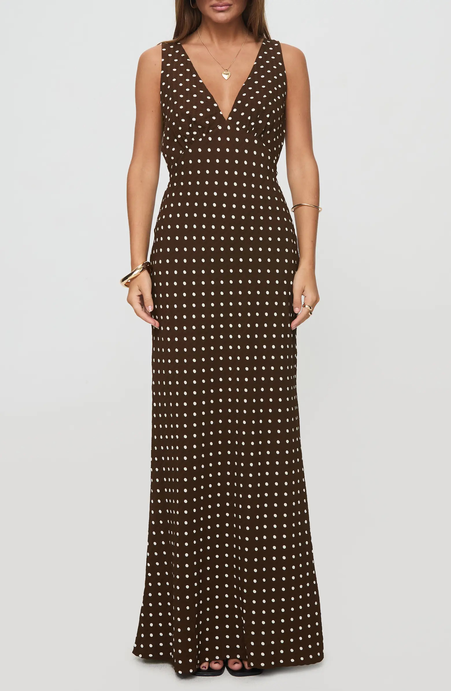 Princess Polly Nellie Polka Dot Maxi Dress | Nordstrom | Nordstrom