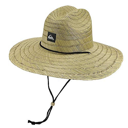 Quiksilver mens Pierside Straw Lifeguard Beach Straw Sun Hat, Natural/Black, Small-Medium US | Amazon (US)
