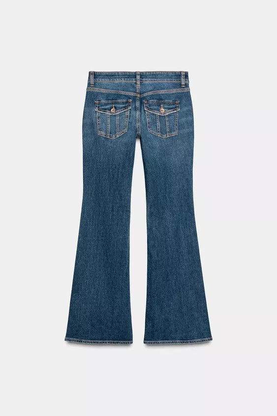 JEANS TRF BOOTCUT MED LÅG MIDJA OCH FICKOR | Zara US