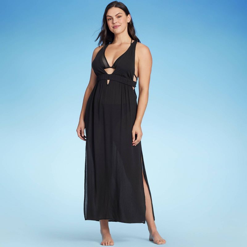 Women's Plunge Cover Up Maxi Dress - Shade & Shore™ | Target