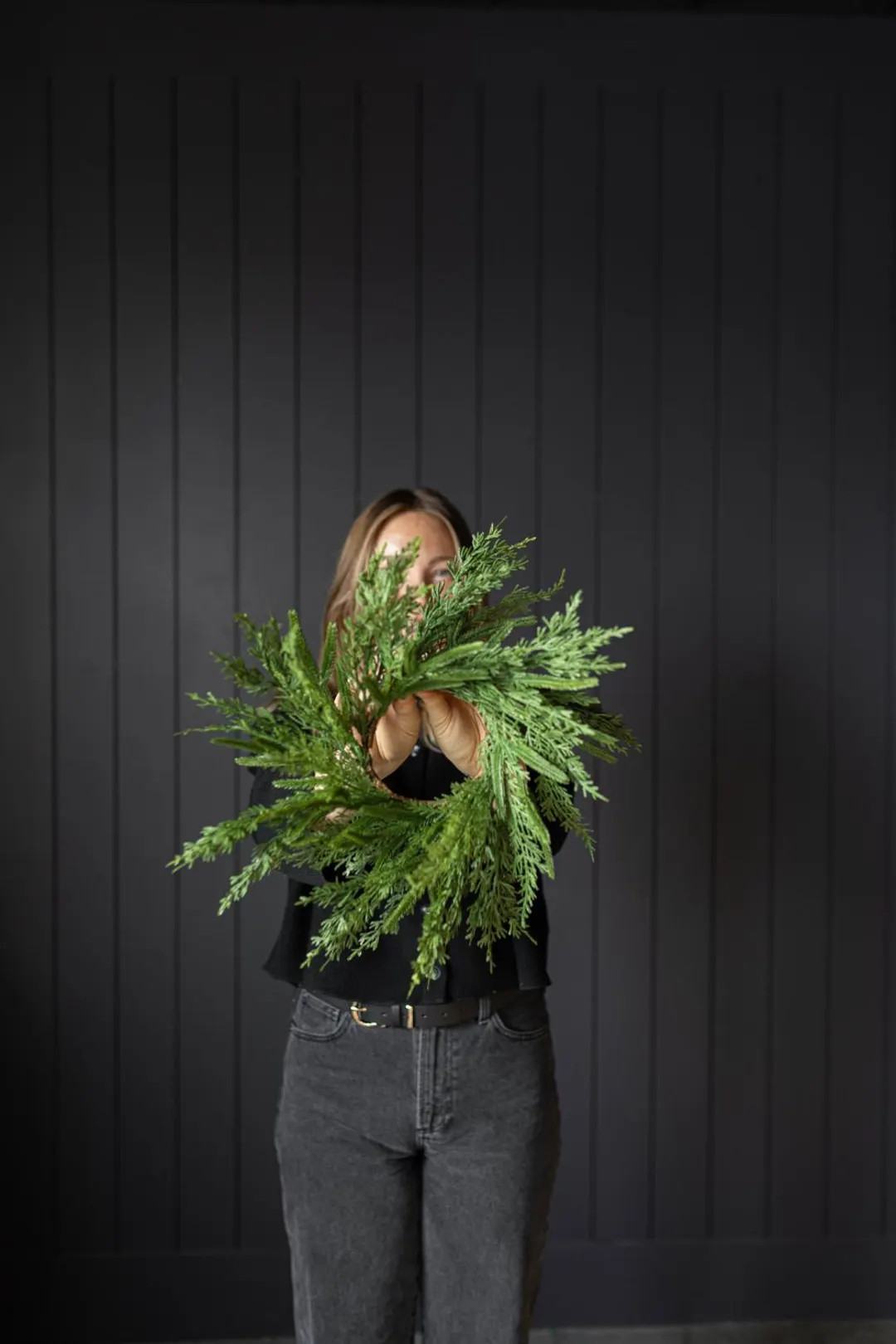 Norfolk & Cypress Pine Mixed Wreath Mini - Etsy | Etsy (US)