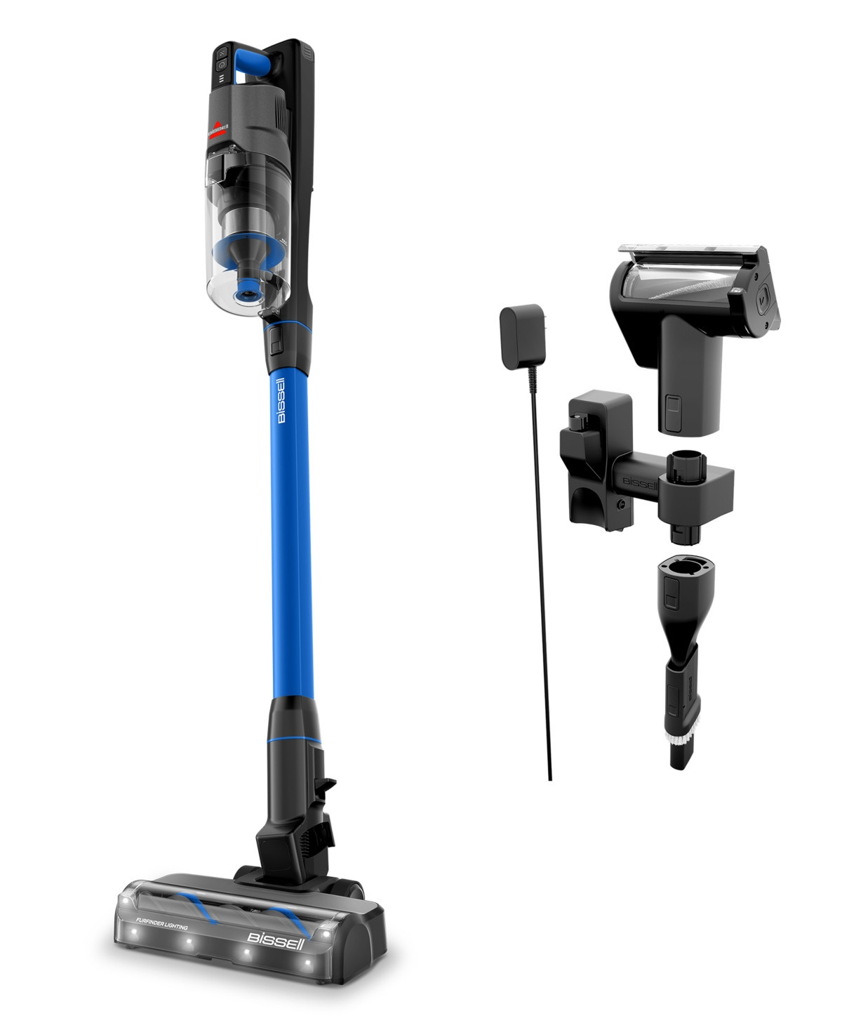 Bissell PowerClean FurFinder Cordless Stick Vacuum - Black, Blue | Macy's