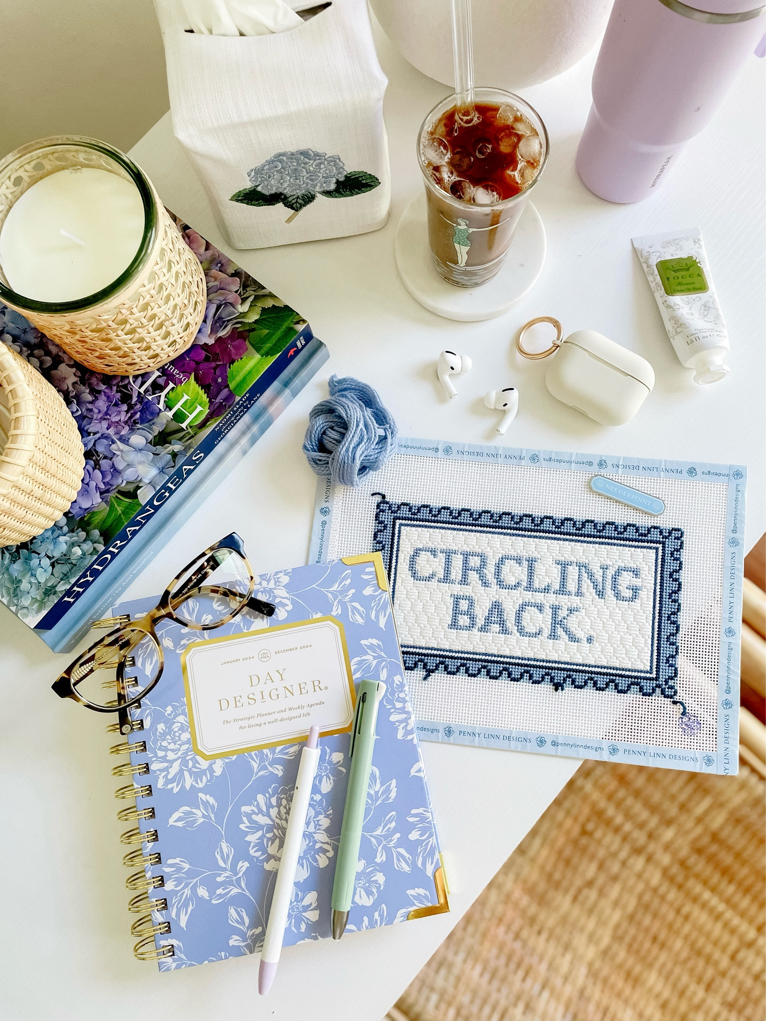 pov: you’re finally ready to embrace 2024 🤩 

use code EMILYSHELL15 for an extra 15% off already marked down day designer 2024 planners! 

the day designer // preppy desk // grandmillennial decor // blue and white office // warby parker 

#LTKfindsunder50 #LTKhome