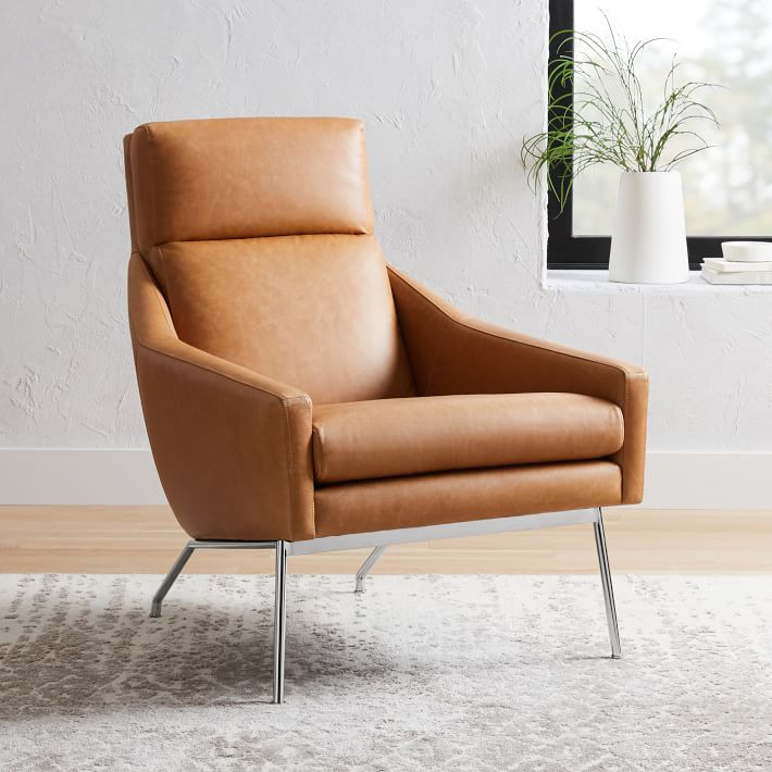 Austin Leather Chair | West Elm (US)