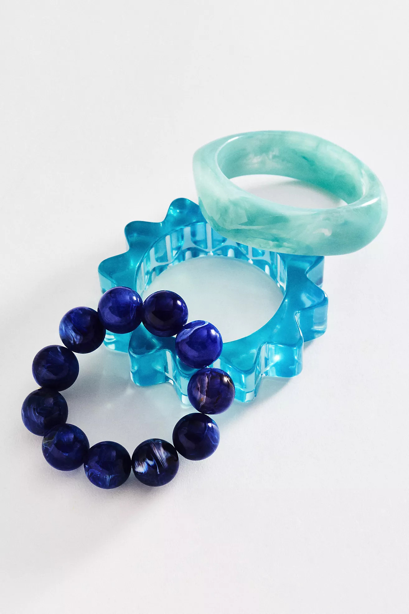 Resin Bangles, Set of 3 | Anthropologie (US)