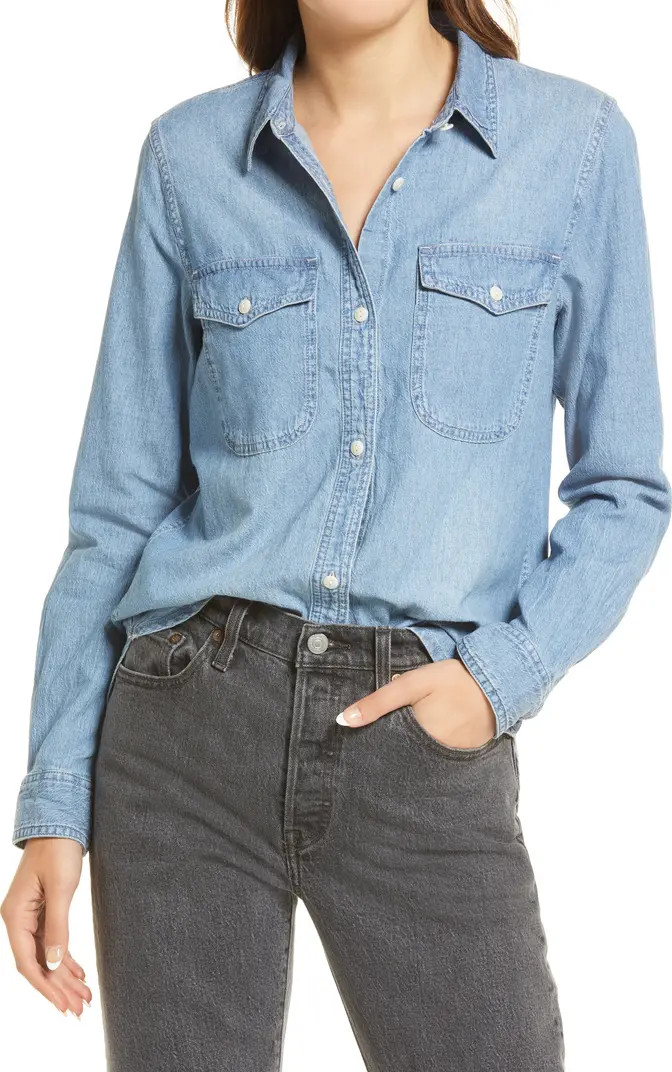 Denim Button-Up Shirt | Nordstrom