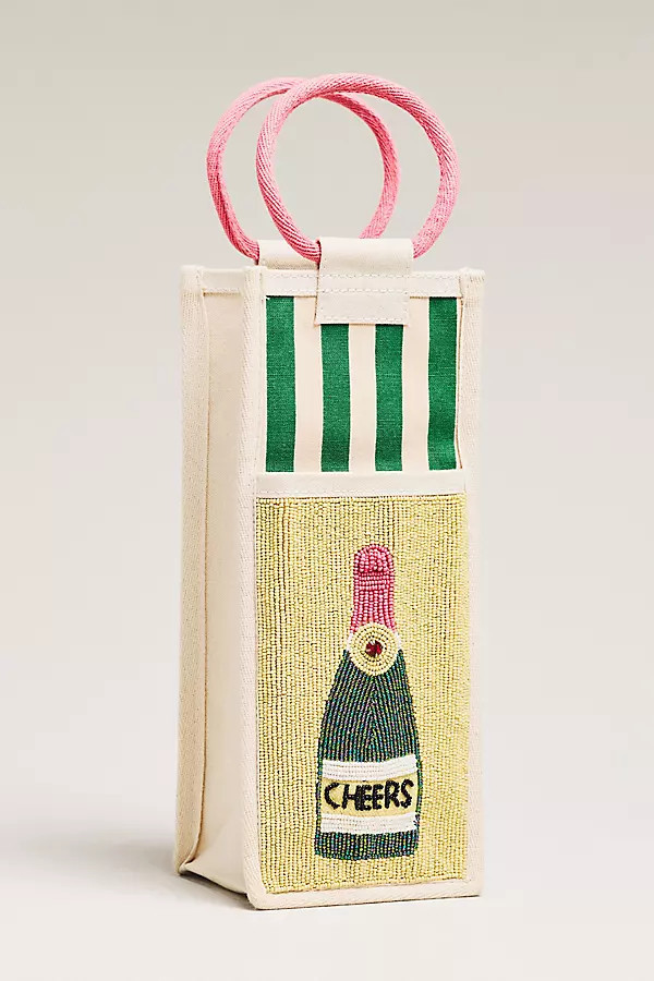 Beaded Wine Holder Tote | Anthropologie (US)