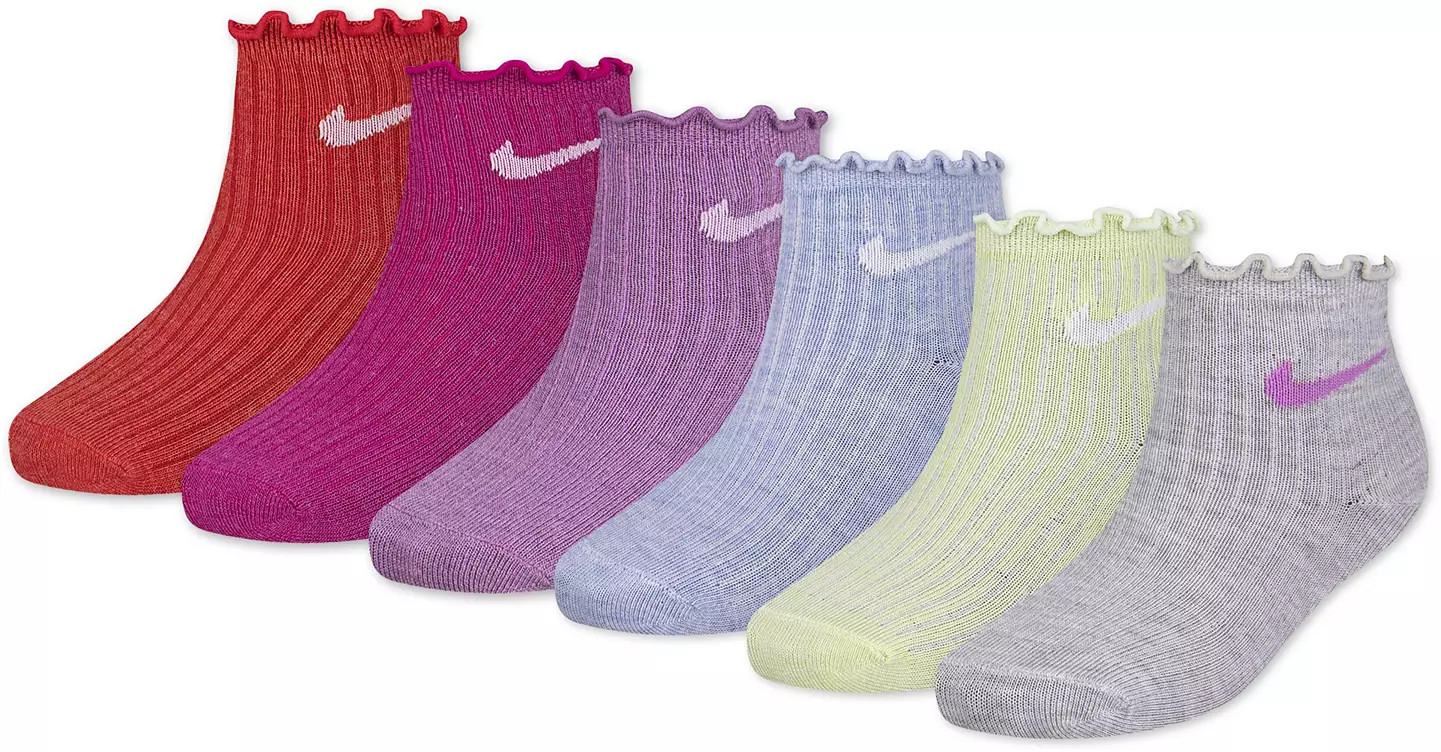 Nike Lettuce Welt Ankle Socks - 6 Pack | DICK'S Sporting Goods