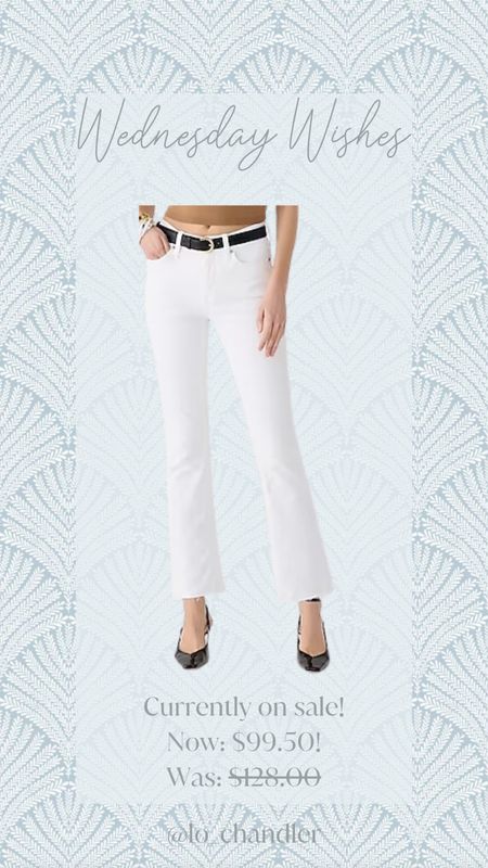 J Crew has the best denim and these white ones are currently on sale for $98.50!! Such good quality!!



White jeans
Summer fashion
White denim
Jeans
Spring fashion

#LTKfindsunder100 #LTKstyletip #LTKsalealert