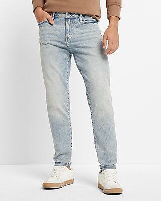 Athletic Skinny Light Wash Hyper Stretch Jeans | Express