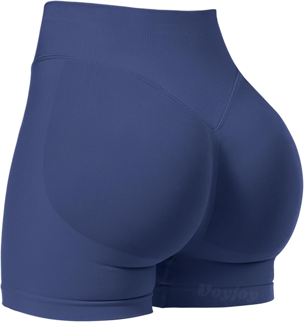 VOYJOY Women Workout Impact Shorts 3.6"/ 4.5"/ 6" Scrunch Butt Lifting Gym Shorts Seamless Booty ... | Amazon (US)