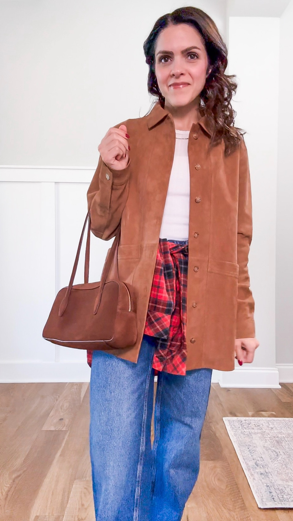 Monthly outfit planner NOVEMBER: Fall outfits | wide leg jeans, plaid flannel shirt, suede barn jacket, loafers, leather tote 

#falloutfit #classicstyle #casualstyle 



#LTKStyleTip #LTKgrwm #LTKSeasonal