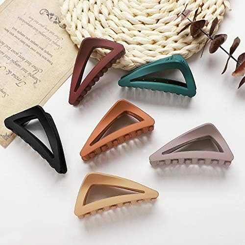 VVS Hair Claw Clips Nonslip French Matte Claw Clip for Women and Girls Thin Hair, Strong Hold Hair C | Amazon (US)
