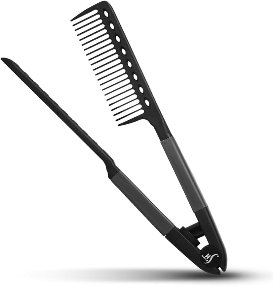 HerStyler Hair Comb For Straightening - Protects Hands - No More Knots - Styles Like A Pro - Vers... | Amazon (US)