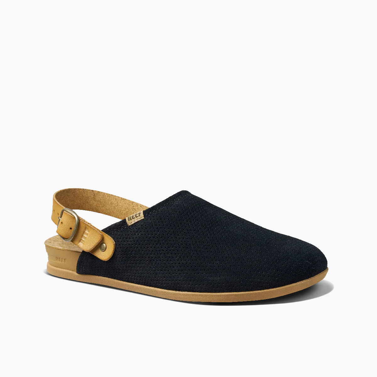 Women's Reef Cushion Sage Suede Slip-Ons in Black | REEF® | Reef