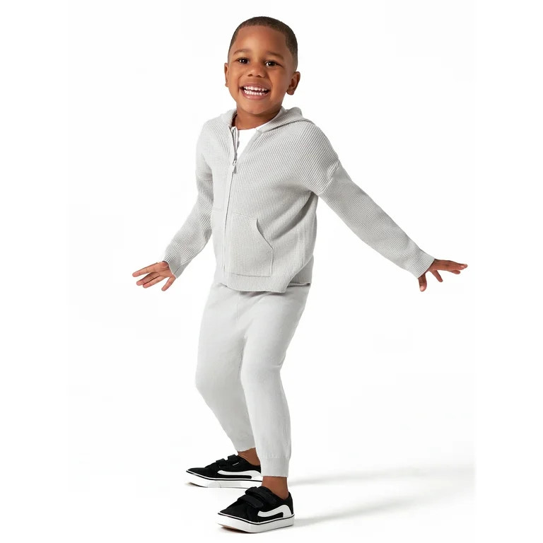 Modern Moments by Gerber Toddler Neutral Unisex Sweater Knit Outfit Set, 2-Piece, Sizes 12M-5T - ... | Walmart (US)