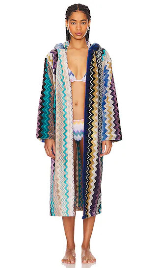 Giacomo Hooded Bathrobe | Revolve Clothing (Global)