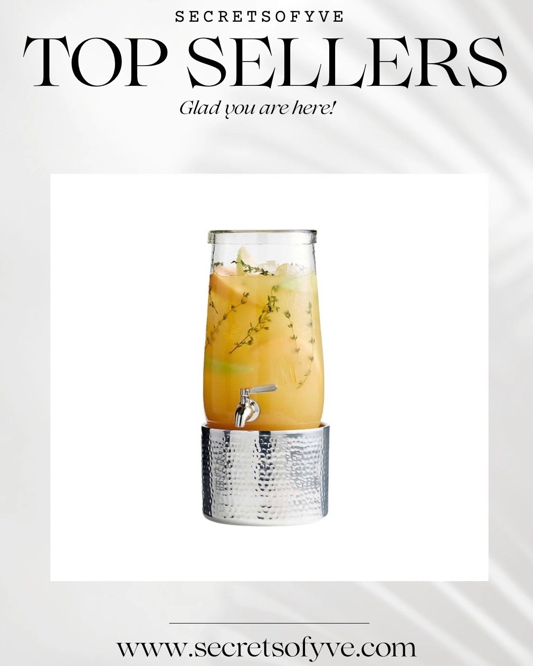 SecretsofYve: Shop my bestsellers! Beverage dispenser stand @crate&barrel
#Secretsofyve #ltkgiftguide
Always humbled & thankful to have you here.. New posts daily at 3pm & 4:15pm EST. 
CEO: PATESI Global & PATESIfoundation.org
@secretsofyve : where beautiful meets practical, comfy meets style, affordable meets glam with a splash of splurge every now and then. I do LOVE a good sale and combining codes! #ltksalealert #ltku #ltkfindsunder100 #ltkfindsunder50 #ltkfoodie secretsofyve

#LTKSeasonal #LTKWedding #LTKHome