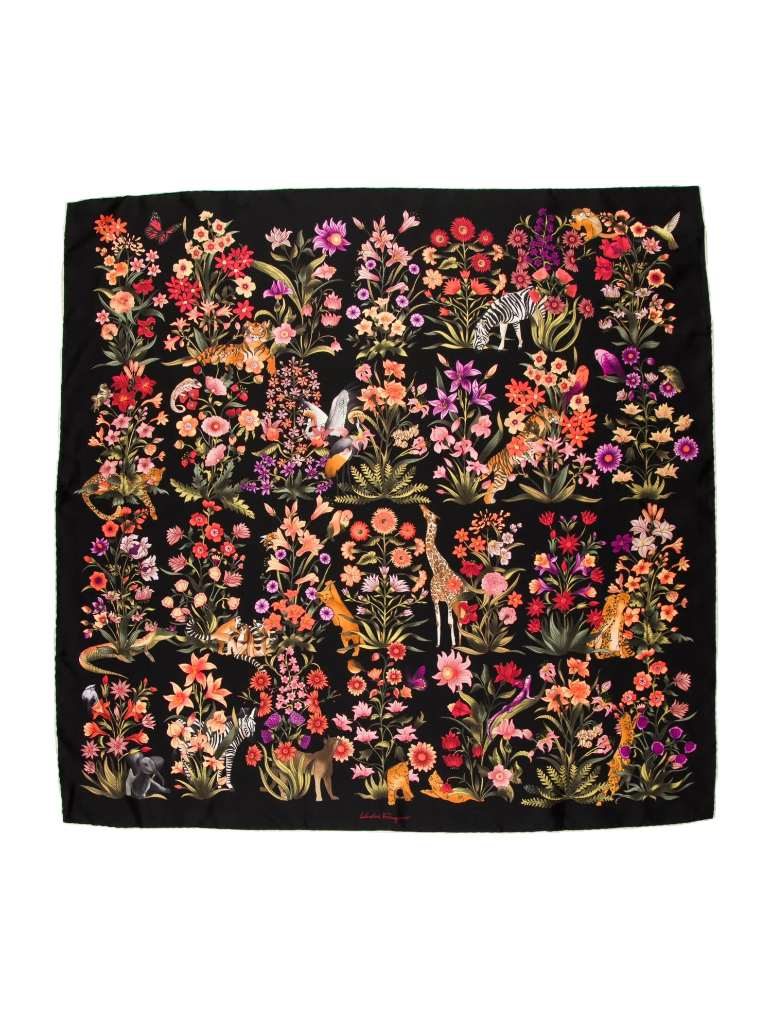 Silk Floral Print Scarf | The RealReal