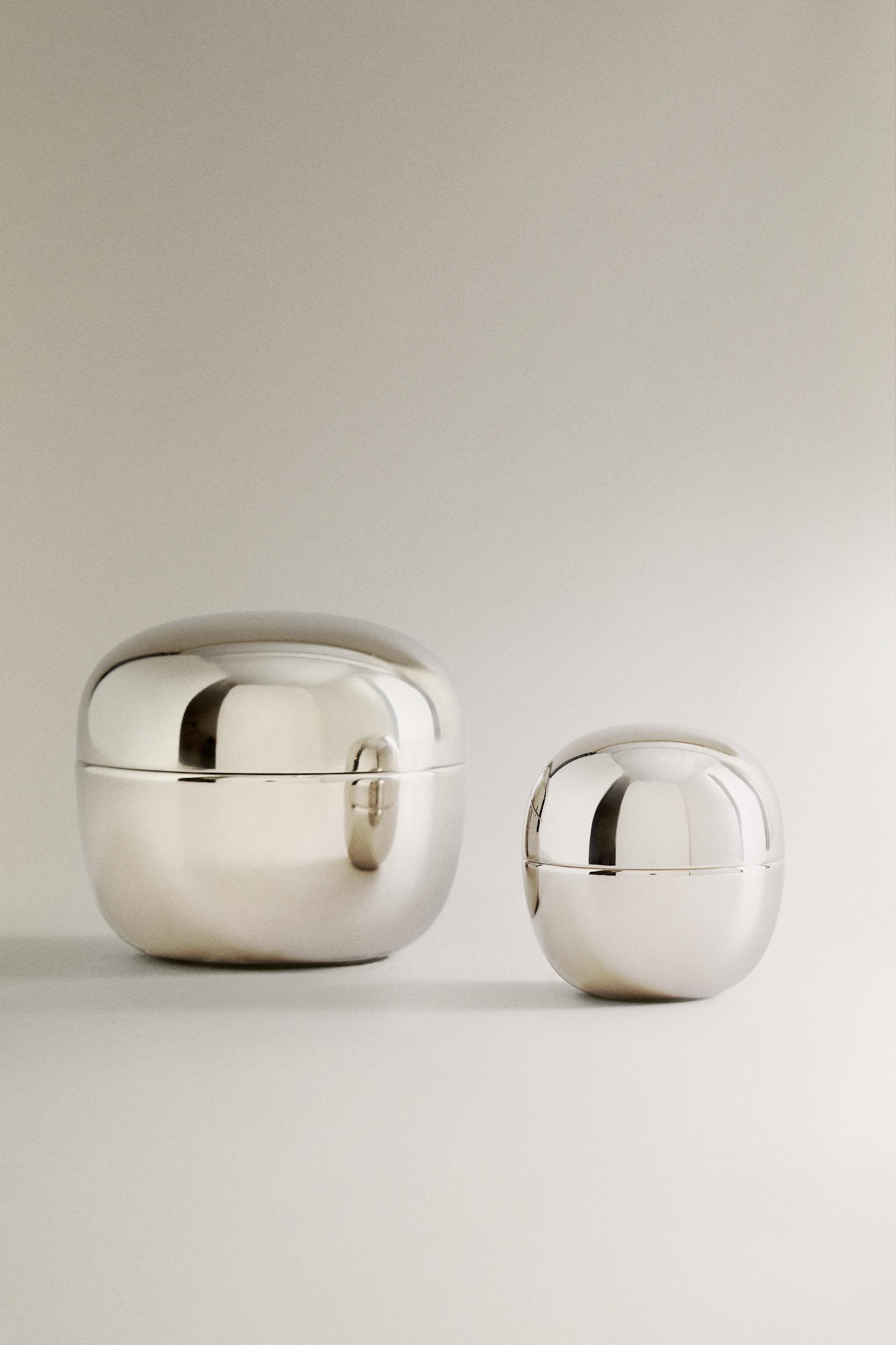 LARGE ROUND METAL BOX | Zara UK