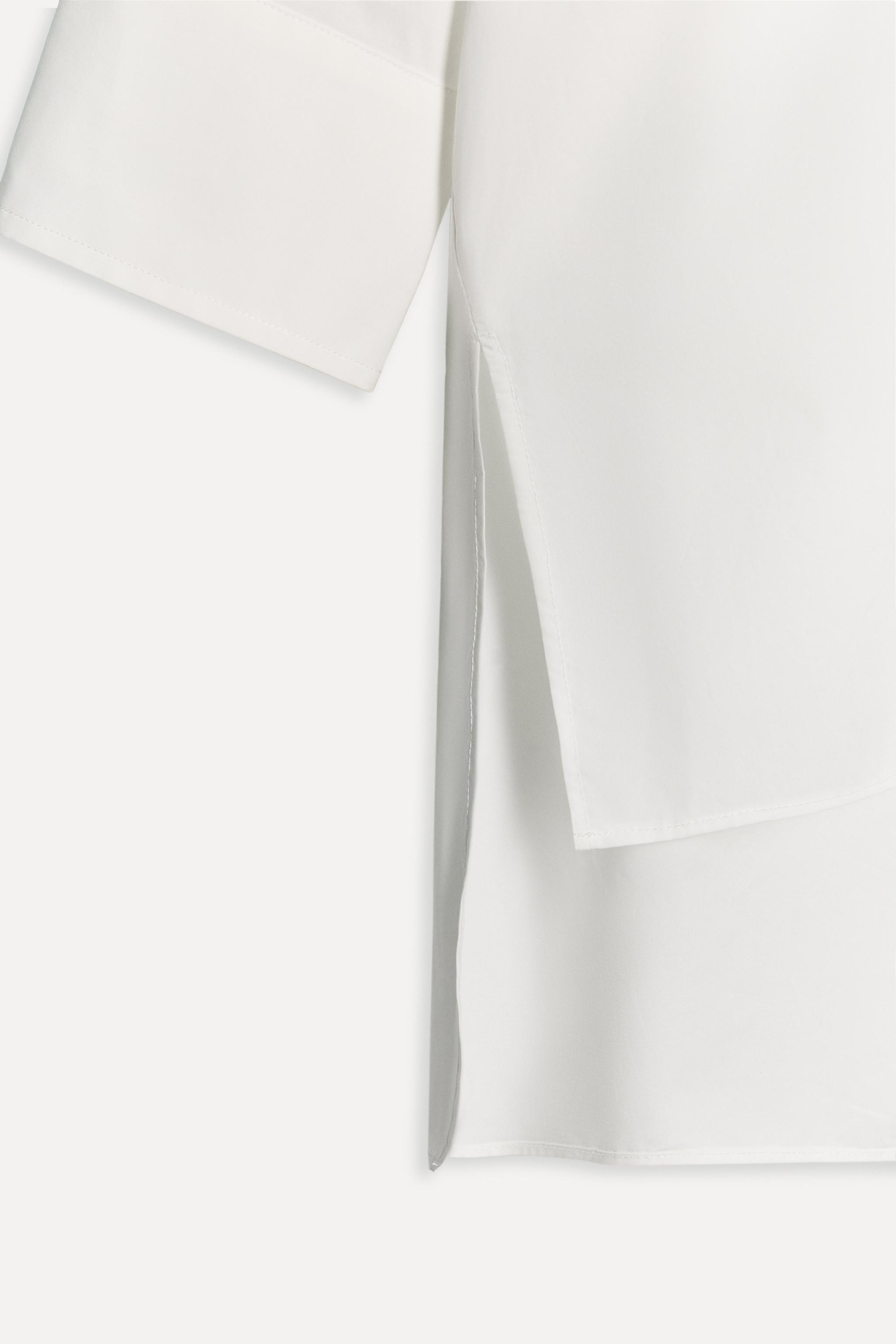 EXTRA LONG POPLIN SHIRT 50TH ANNIVERSARY | Zara US