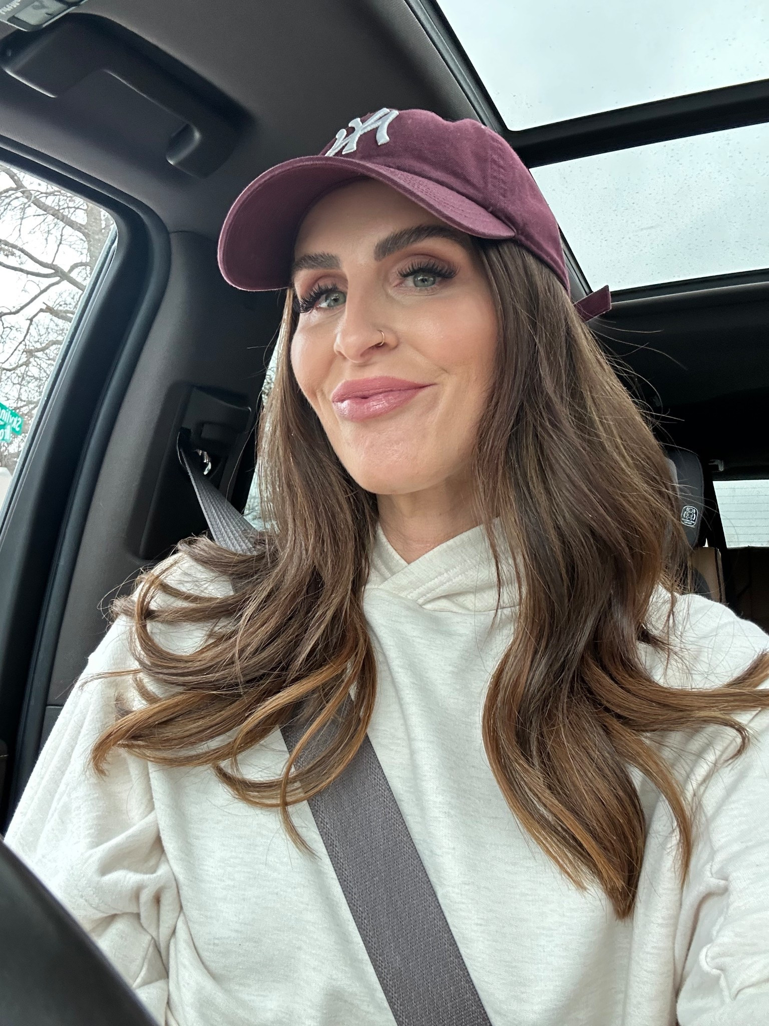 One of my new favorite hoodies paired with my favorite ball cap! The hoodie comes oversized already so I went with my normal size large 

#LTKmomlife #LTKSpringSale #LTKootd