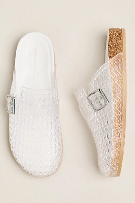 Intentionally Blank Buckle Mules | Anthropologie (US)