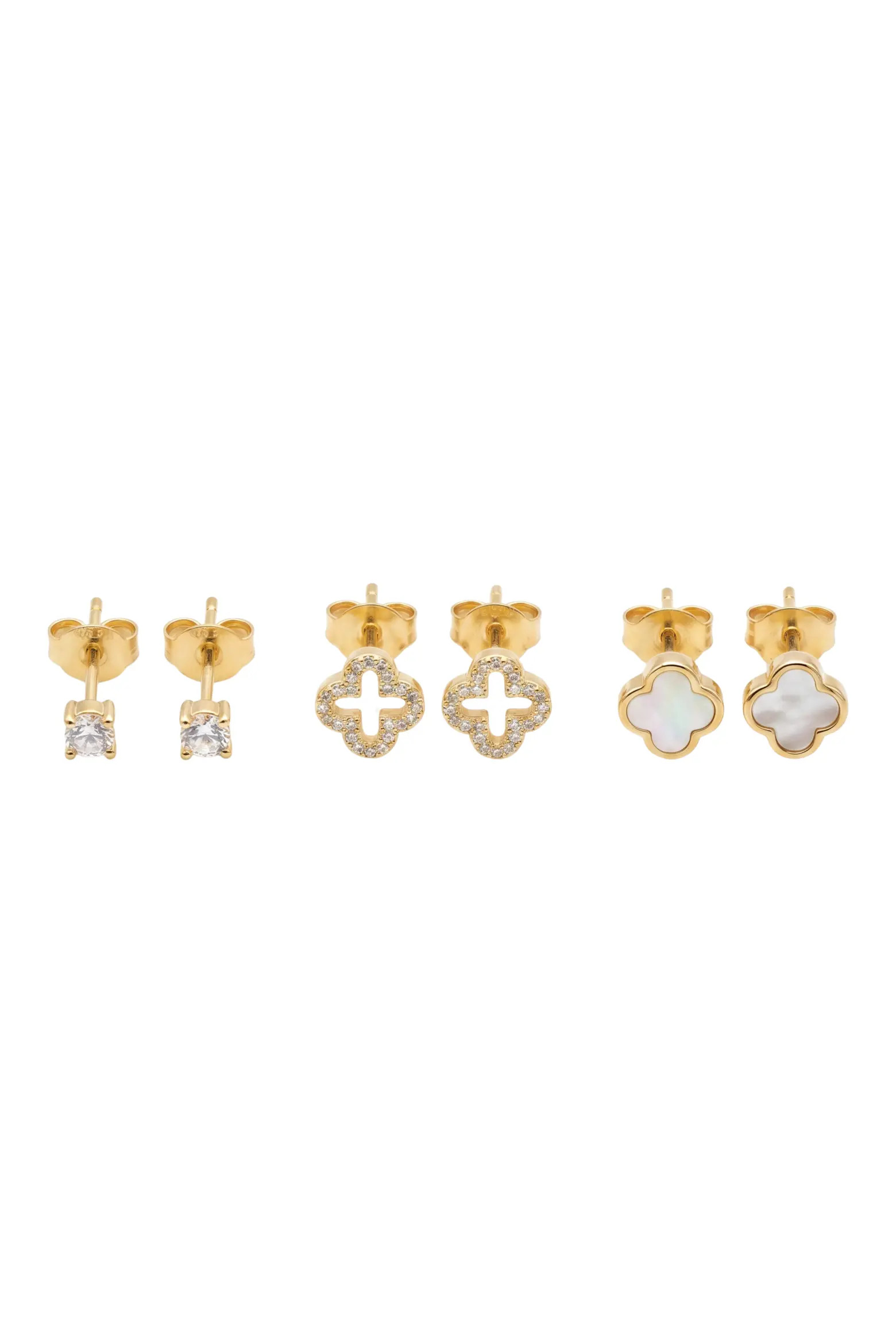 Clover Set of 3 Earrings (Women) | Nordstrom | Nordstrom