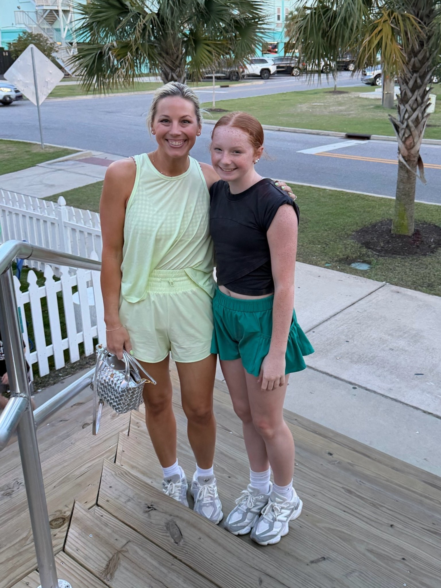 Outfit links!! Mine is target- size small
Cammie’s shorts are Amazon size Xs 
Top is free people set size Xs

#LTKPetite #LTKmomlife